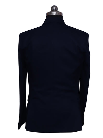 Corporate Partywear Formal Three piece Navy Blue Suit  For Men