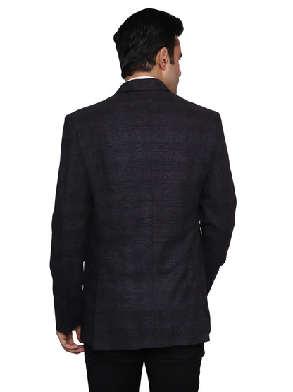 Check Blazer Black Men Blazer