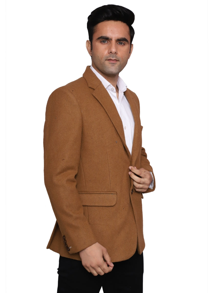 CottsWool Blazer Brown Men Blazer