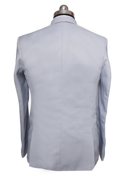 Viscose Stretch Grey Men Blazer