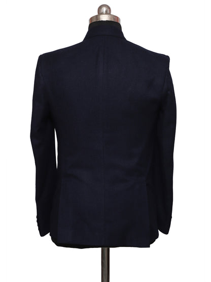 Tweed Blazers Navy Blue for Men