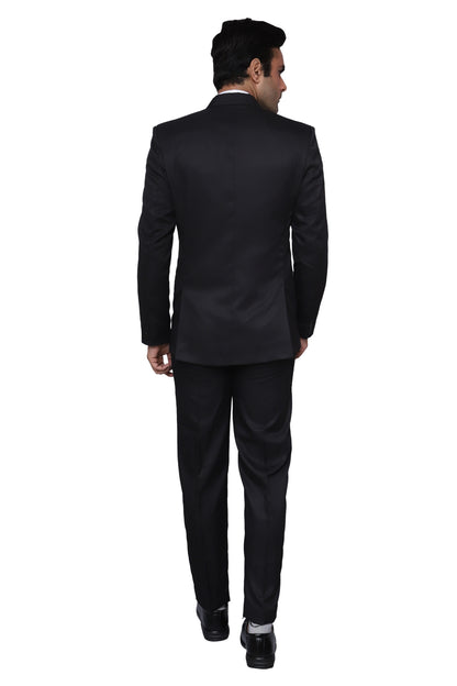 Plain Three Piece Black For Men