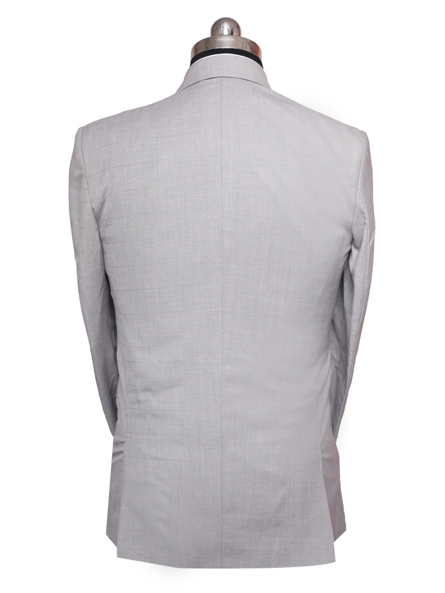 Viscose Stretch Grey Men Blazer