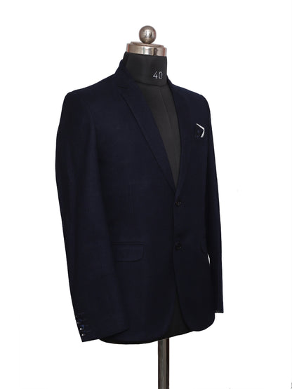 Tweed Blazers Navy Blue for Men