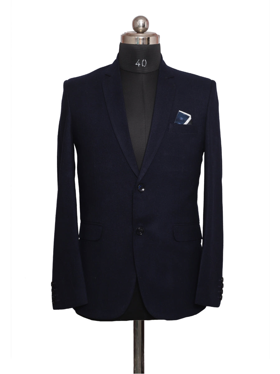 Tweed Blazers Navy Blue for Men