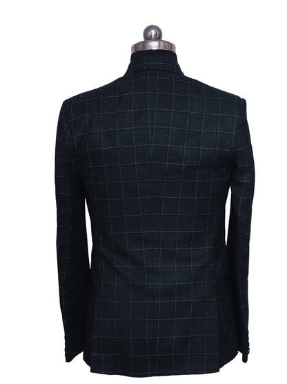 Tweed Check Deep Green Men Blazer