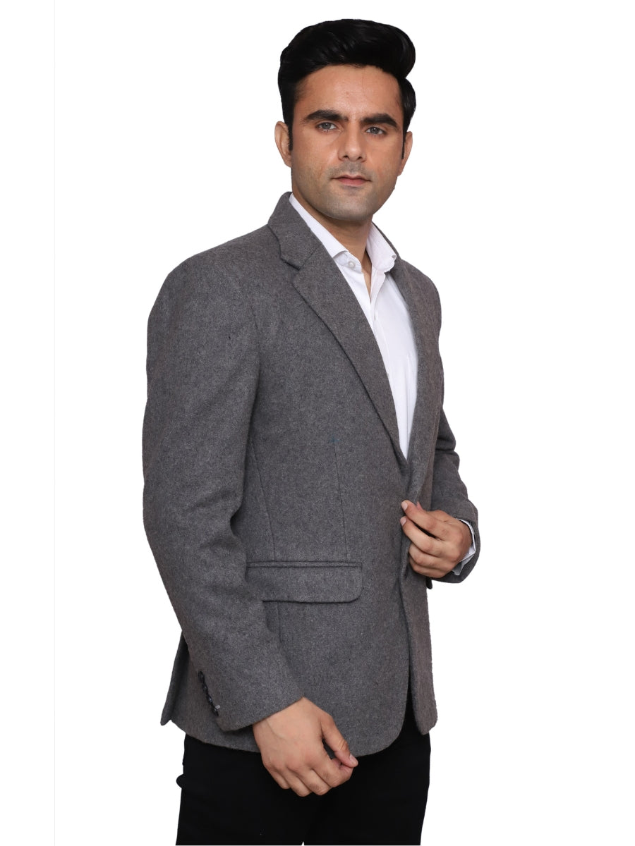 CottsWool Blazer Grey Men Blazer