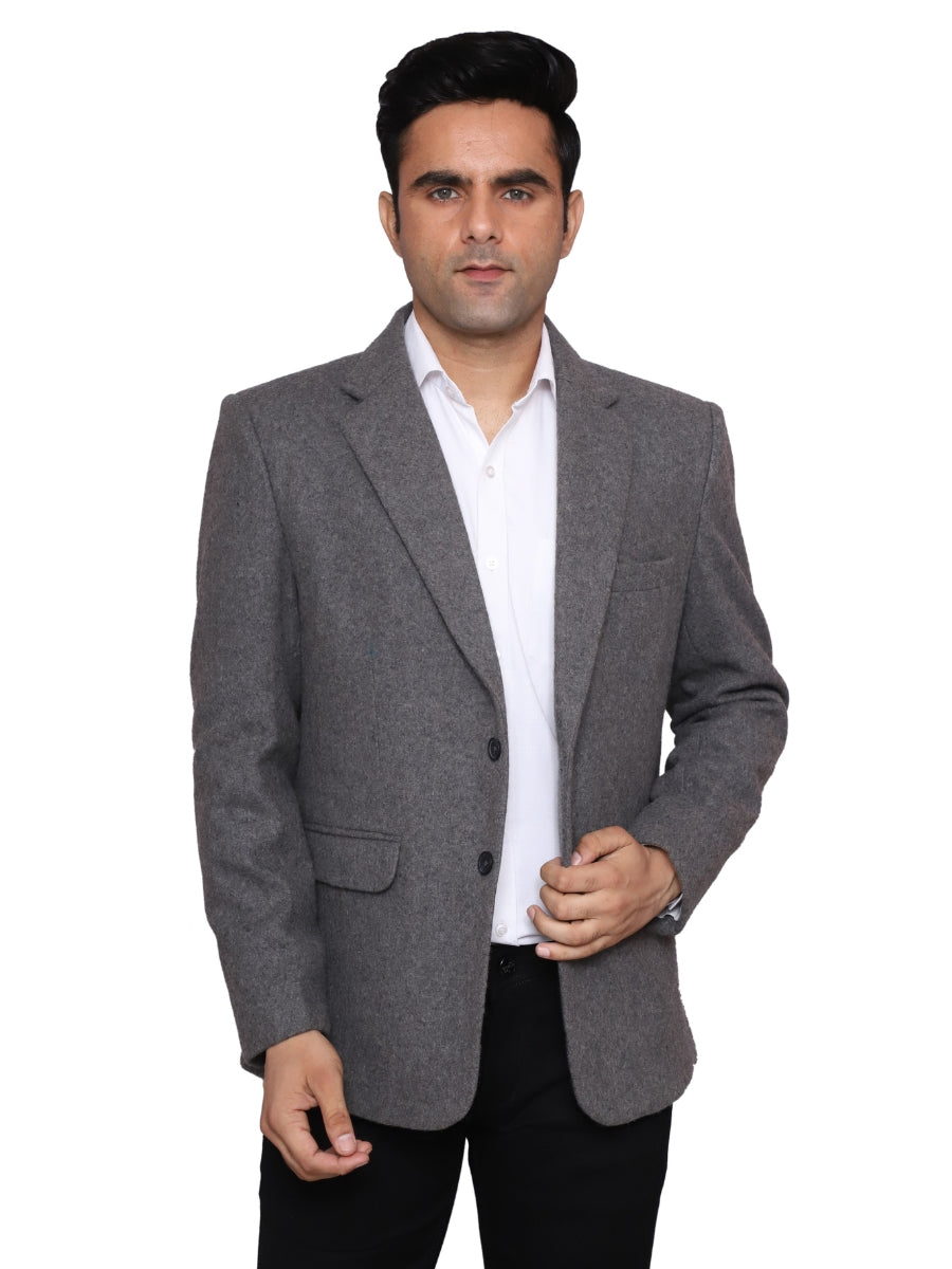 CottsWool Blazer Grey Men Blazer